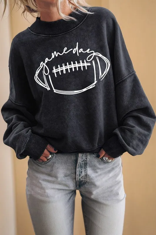 Tailgate In Style Gameday Black Sweatshirt