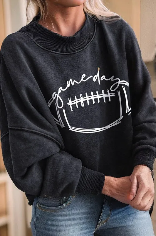 Tailgate In Style Gameday Black Sweatshirt