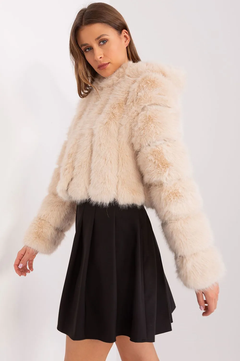 TEEK - Faux Furry Hooded Jacket