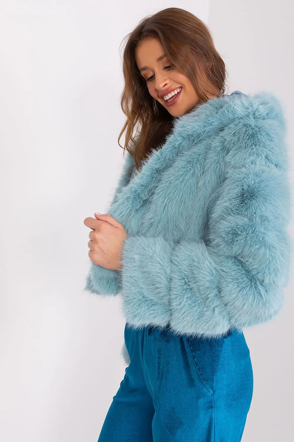 TEEK - Faux Furry Hooded Jacket