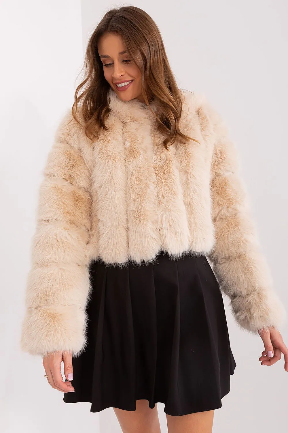 TEEK - Faux Furry Hooded Jacket