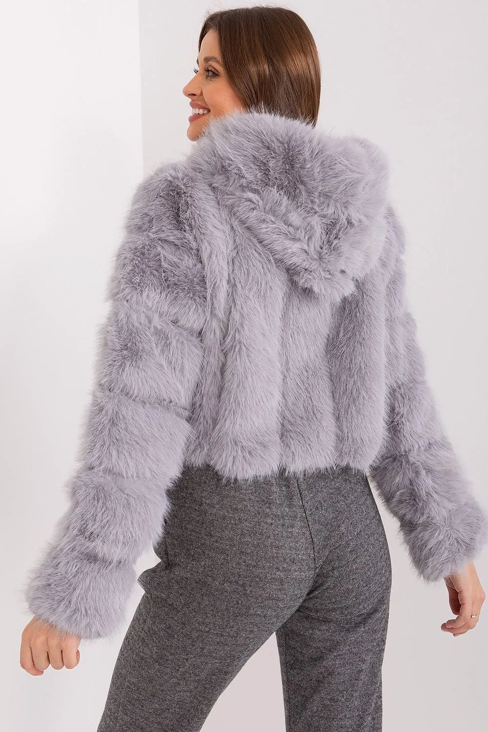 TEEK - Faux Furry Hooded Jacket