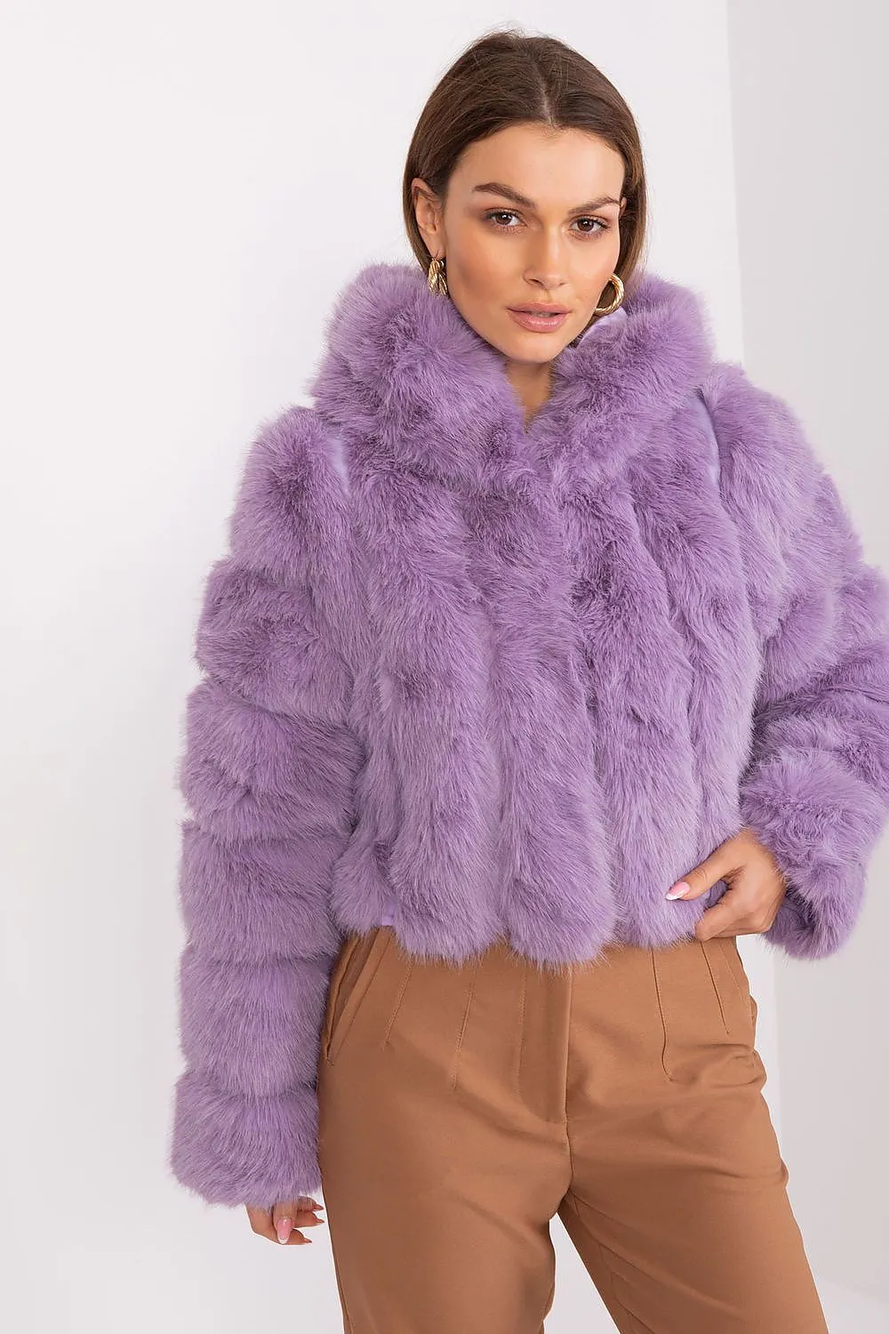 TEEK - Faux Furry Hooded Jacket