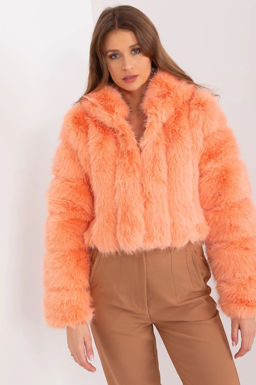 TEEK - Faux Furry Hooded Jacket