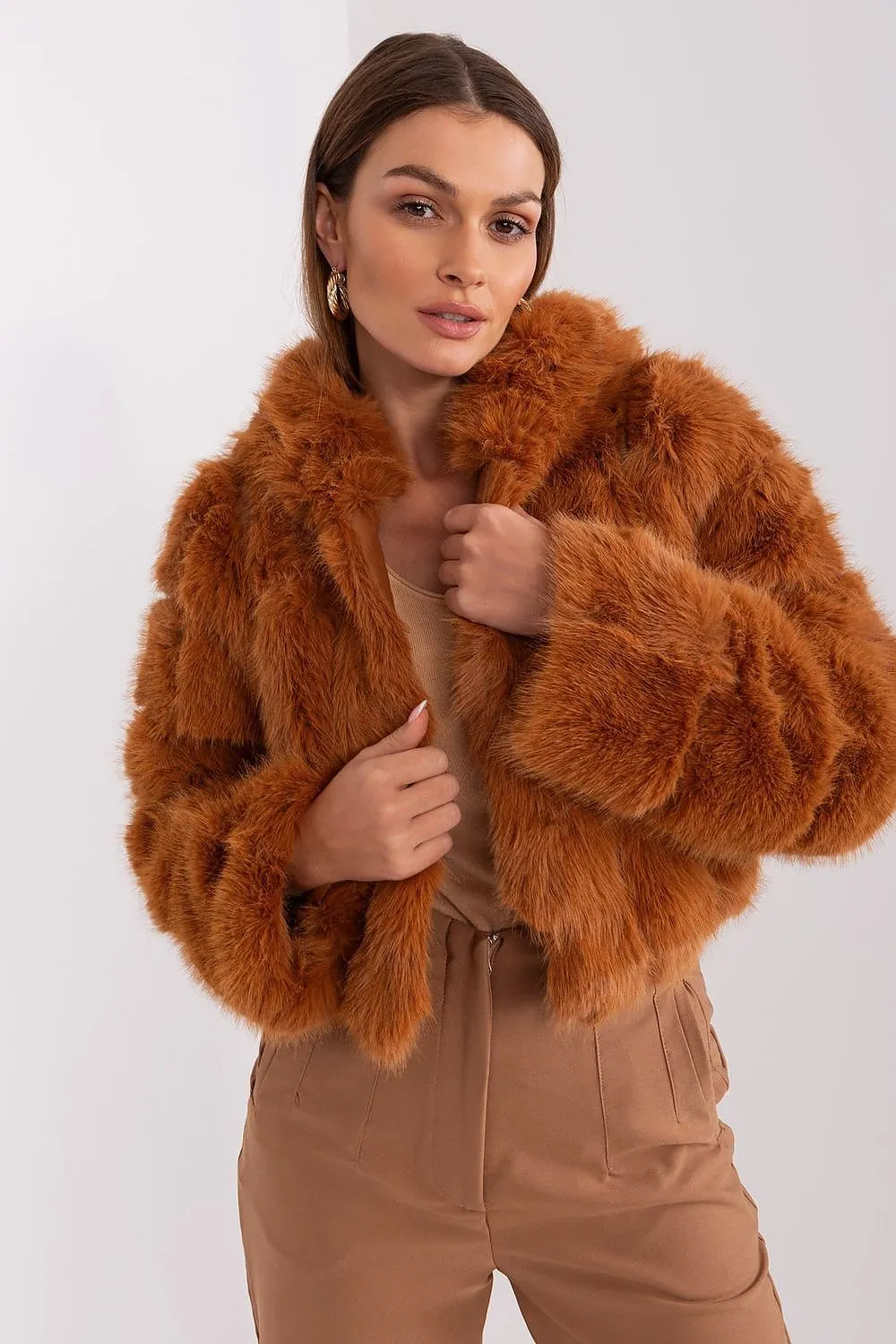 TEEK - Faux Furry Hooded Jacket