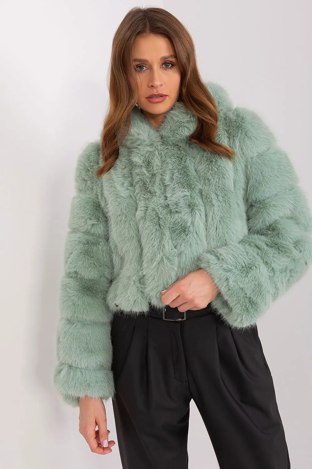 TEEK - Faux Furry Hooded Jacket