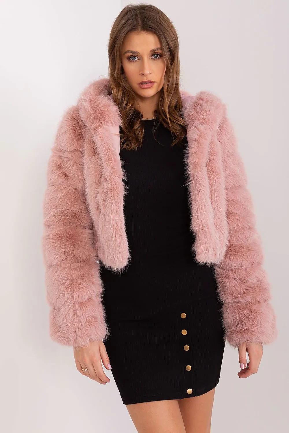 TEEK - Faux Furry Hooded Jacket