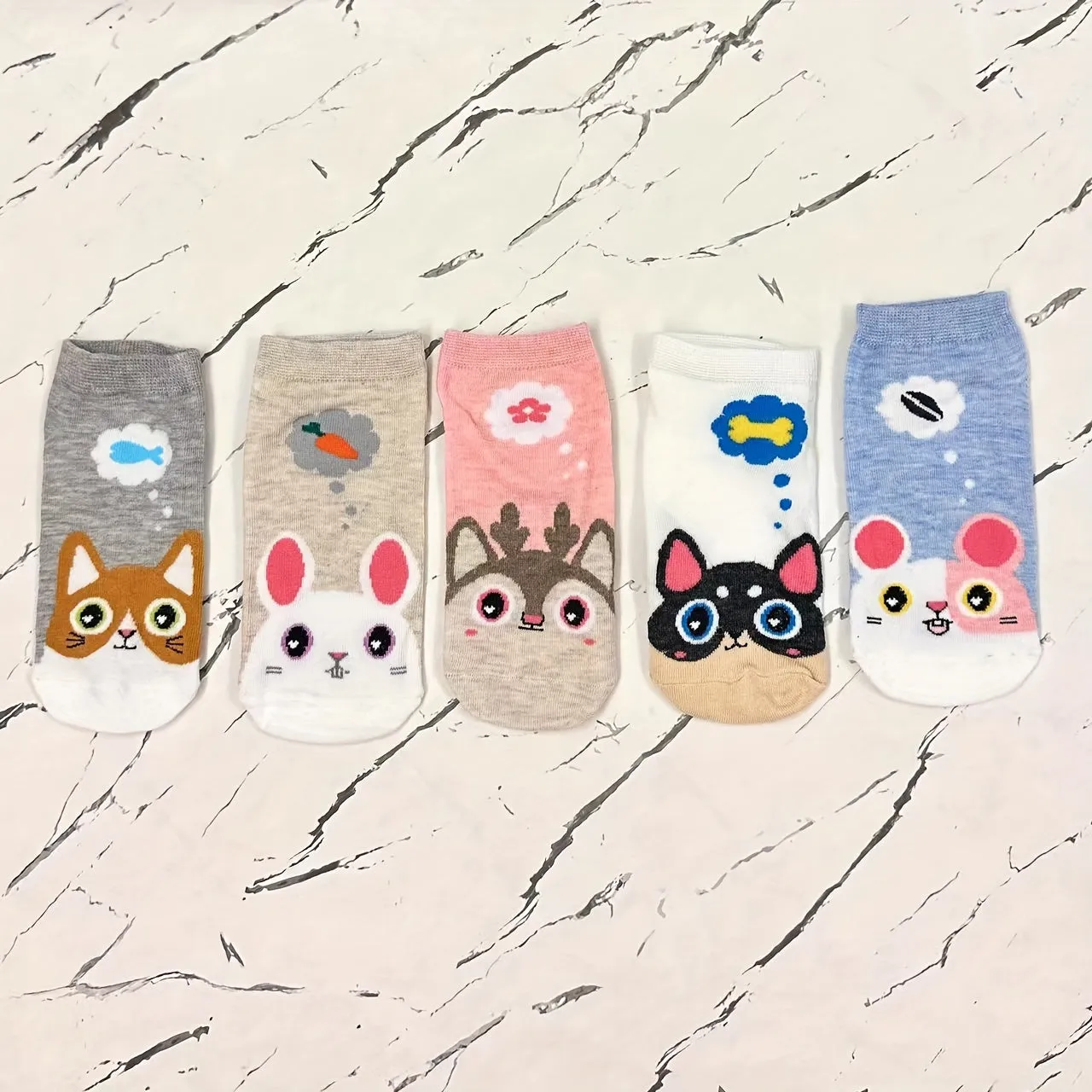 Teenagers Cartoon Animal Knitted Socks Comfy Breathable OutdoorReady