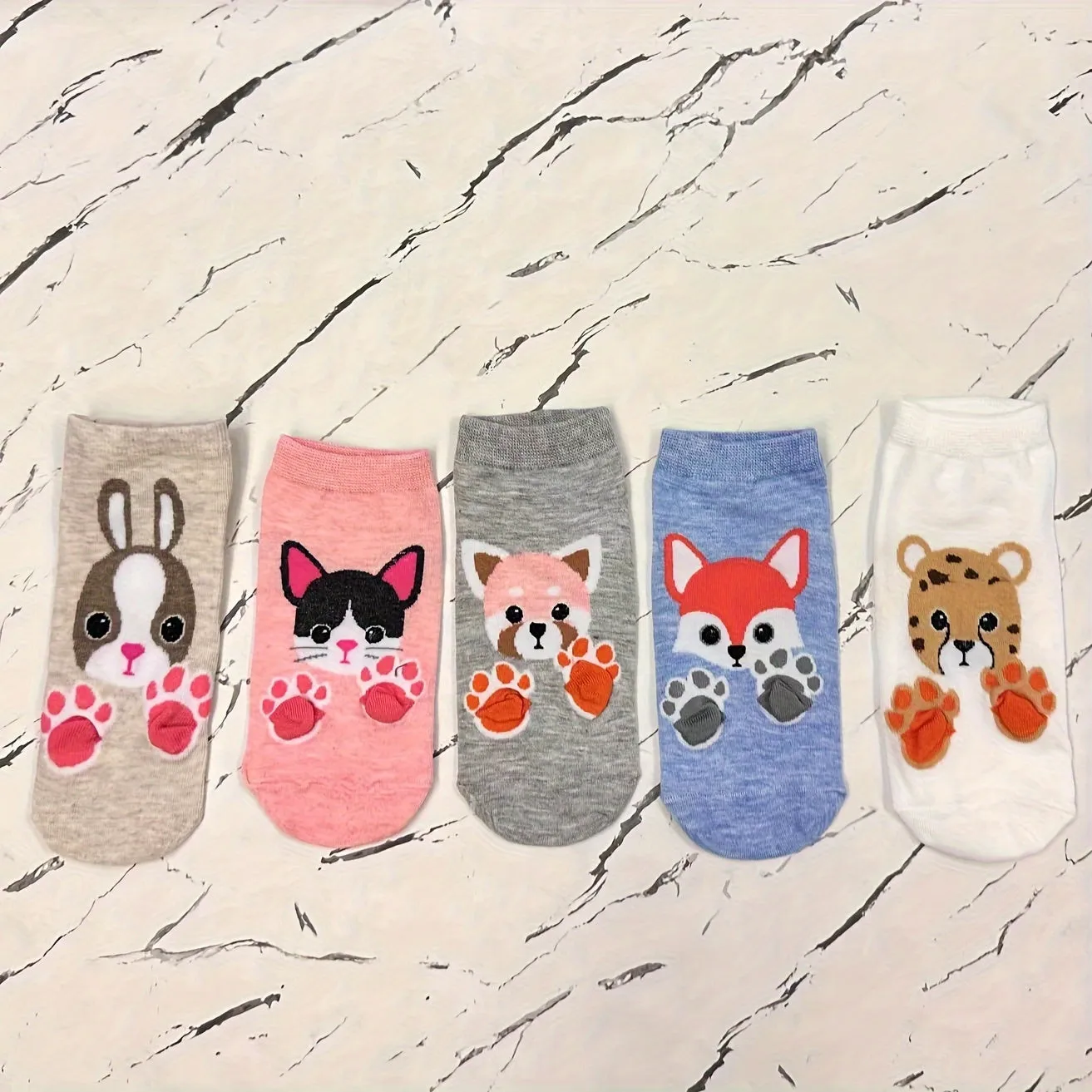 Teenagers Cartoon Animal Knitted Socks Comfy Breathable OutdoorReady