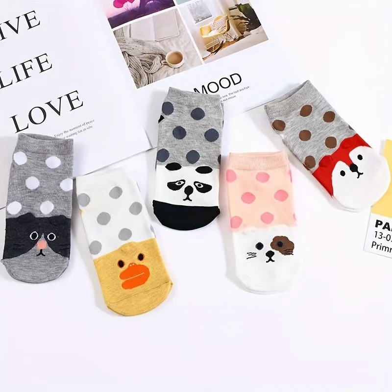 Teenagers Cartoon Animal Knitted Socks Comfy Breathable OutdoorReady