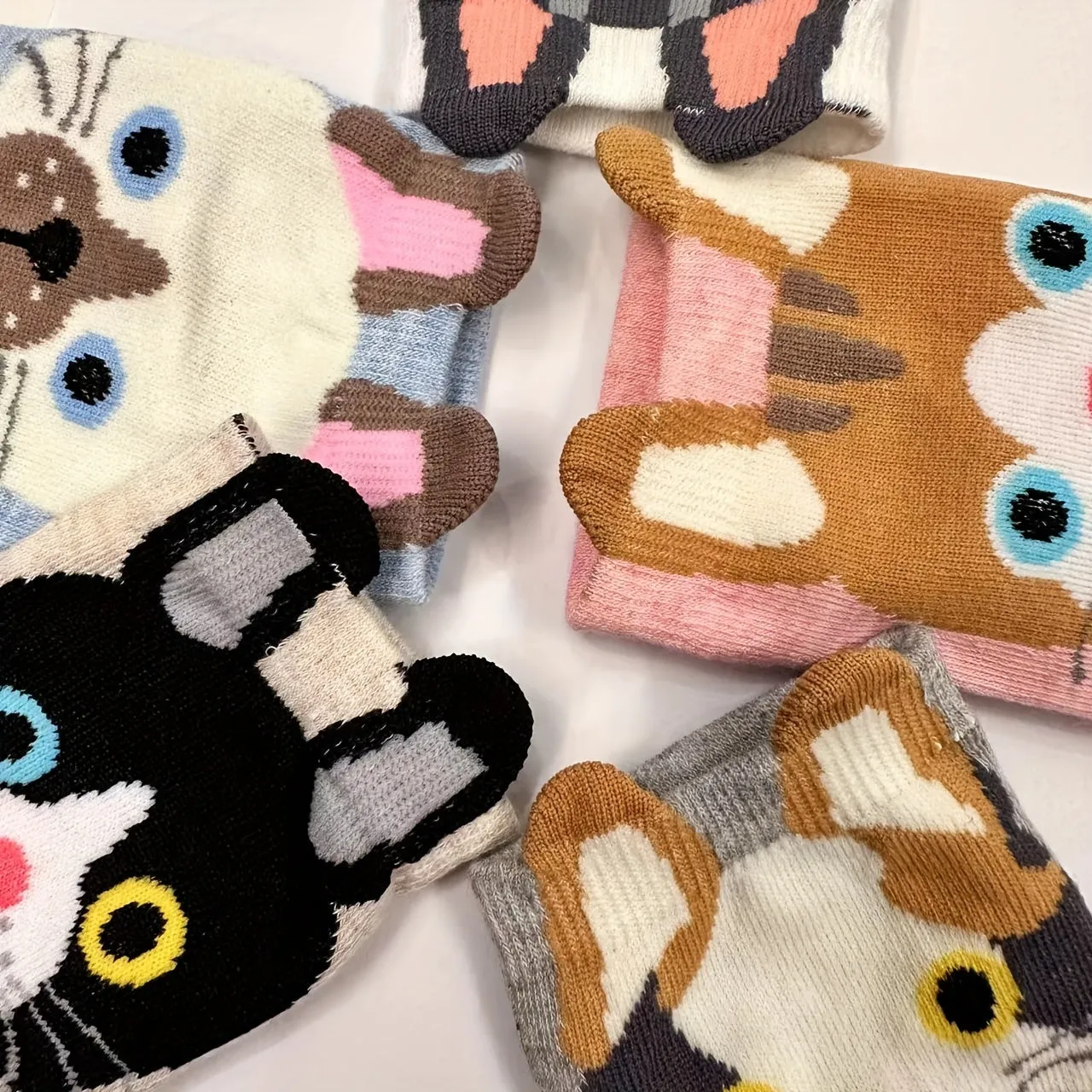 Teenagers Cartoon Animal Knitted Socks Comfy Breathable OutdoorReady