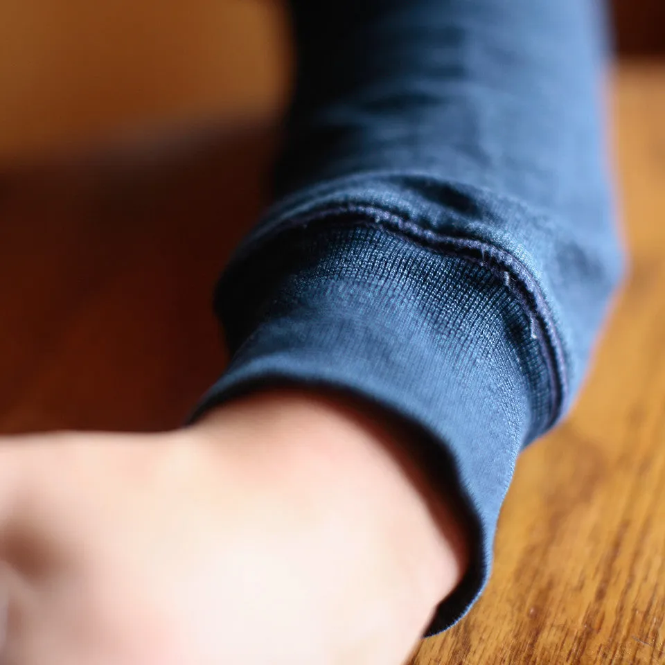 The Crewneck Sweatshirt in Sea Washed Indigo