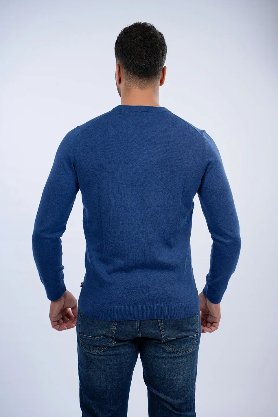 Tom Tailor Blue Basic Round Neck Sweater