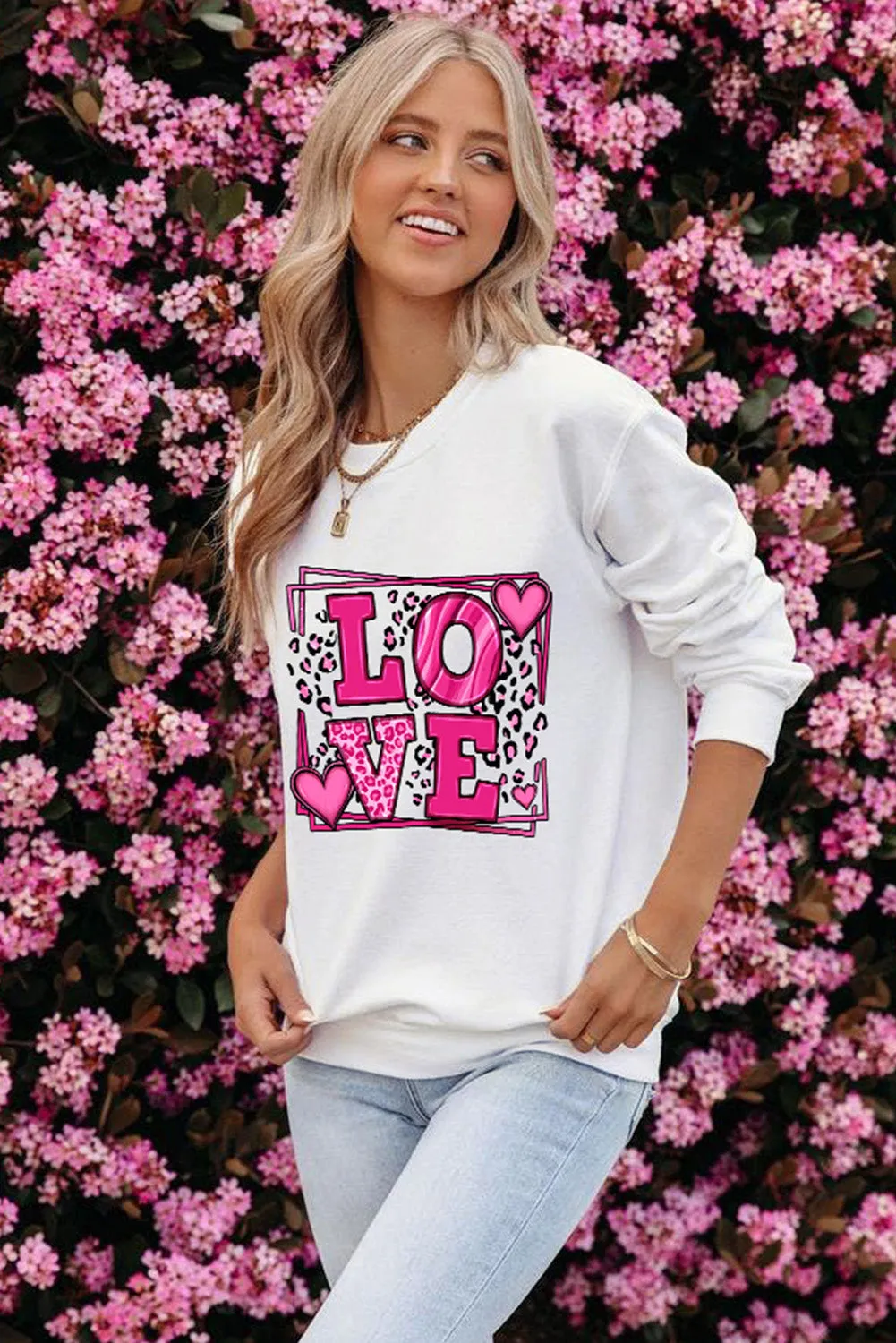 Valentine's Day T Shirt for Women Sweet Love Heart Graphic Tees Tops