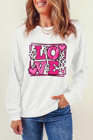 Valentine's Day T Shirt for Women Sweet Love Heart Graphic Tees Tops