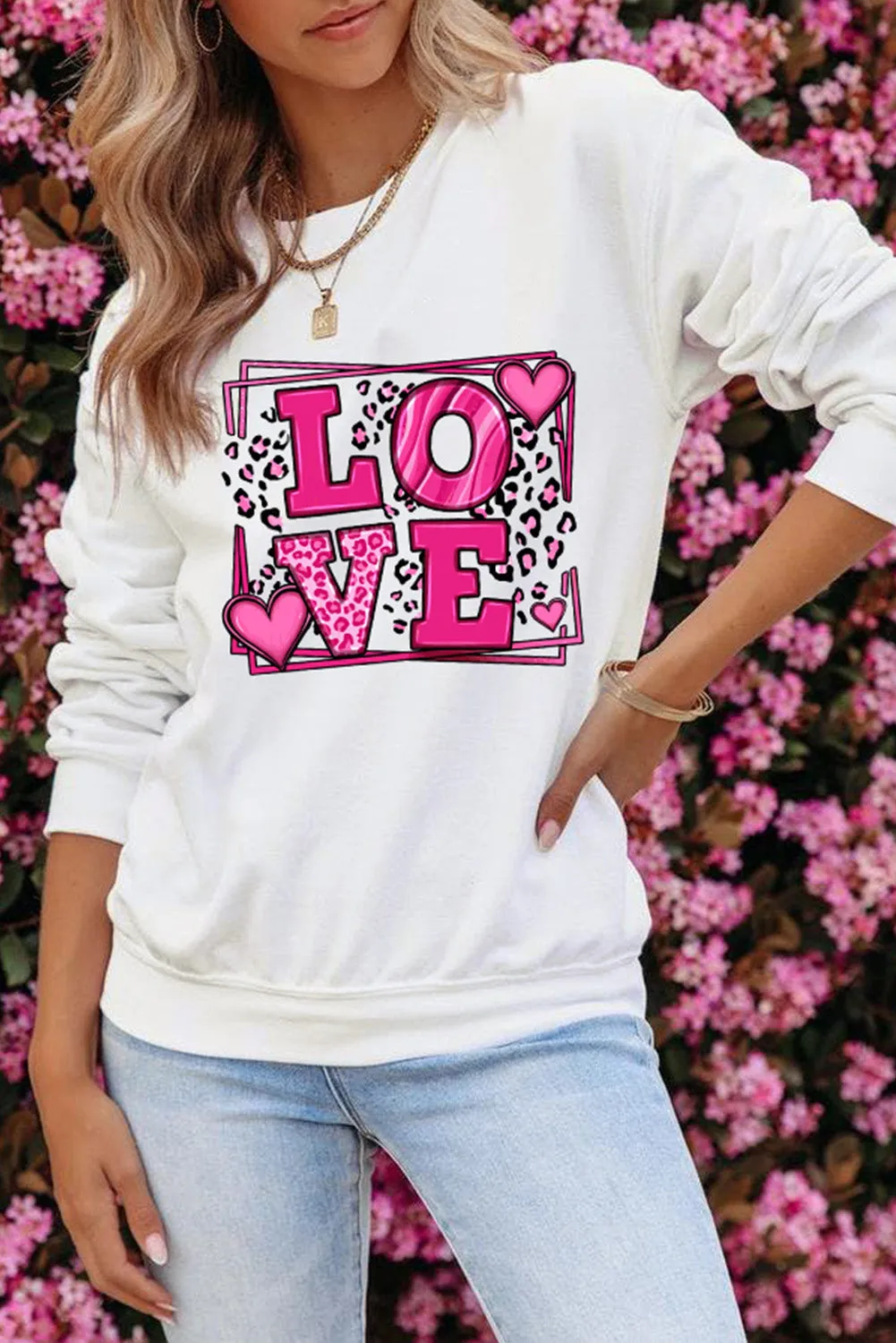 Valentine's Day T Shirt for Women Sweet Love Heart Graphic Tees Tops