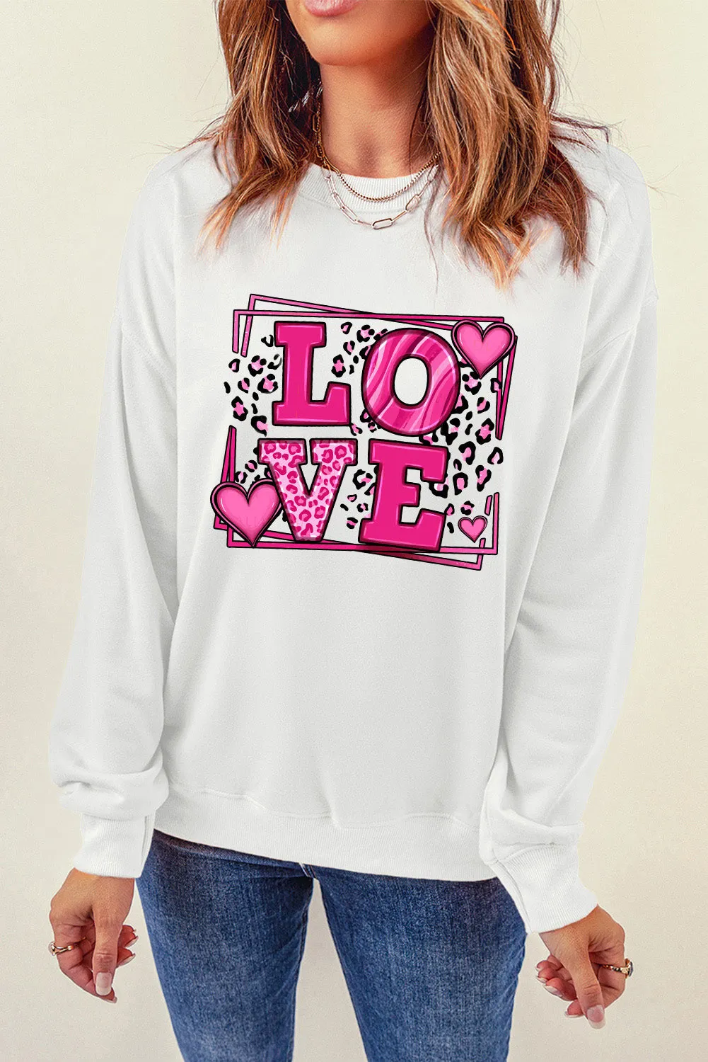 Valentine's Day T Shirt for Women Sweet Love Heart Graphic Tees Tops