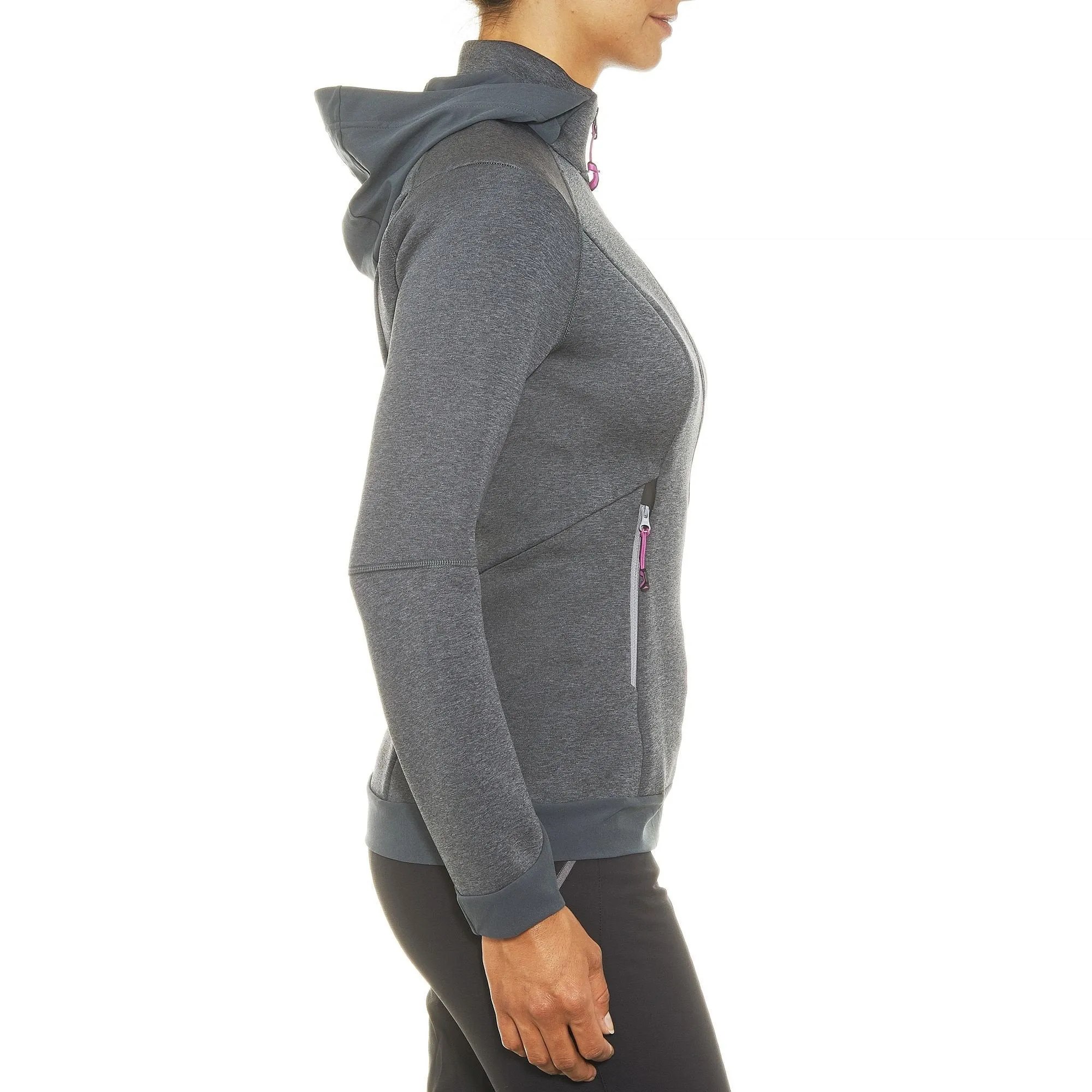 Women's Hiking Warm Stretch Sweatshirt Forclaz 900