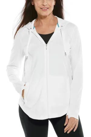 Women's LumaLeo Zip-Up Hoodie  |  White