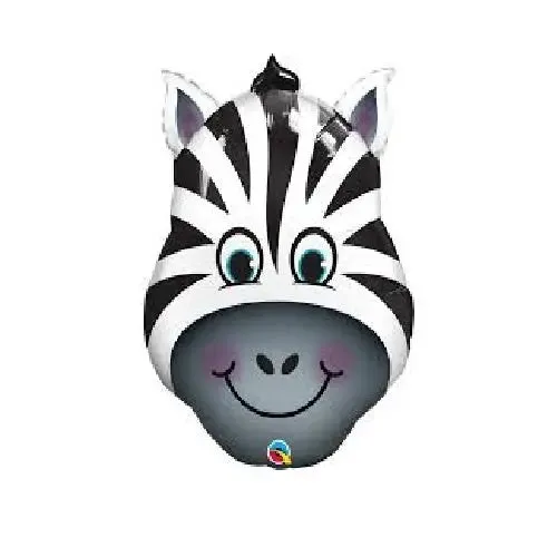 Zany Zebra SuperShape Foil Balloon