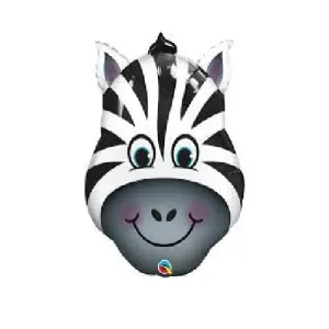 Zany Zebra SuperShape Foil Balloon